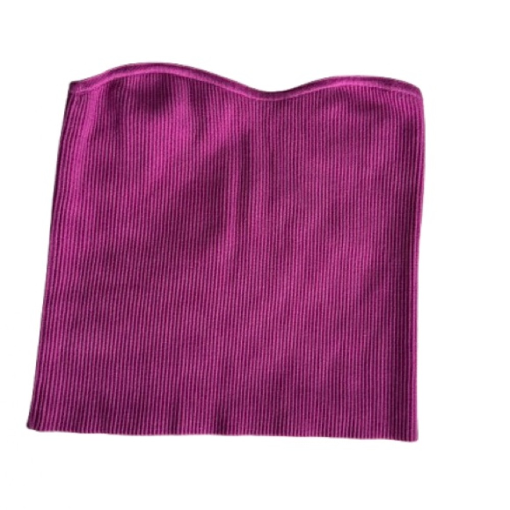 Bar III Pink Textured Knit Top Size M (SHORTS NOT INCLUDED)